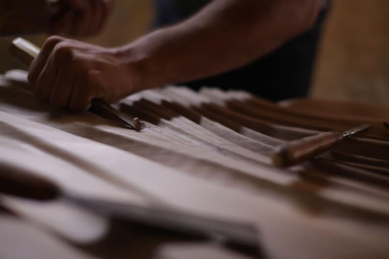 kveer wood Handcrafted Wooden Wall Art Panel, Abstract Wave Design, Modern Rustic Decor