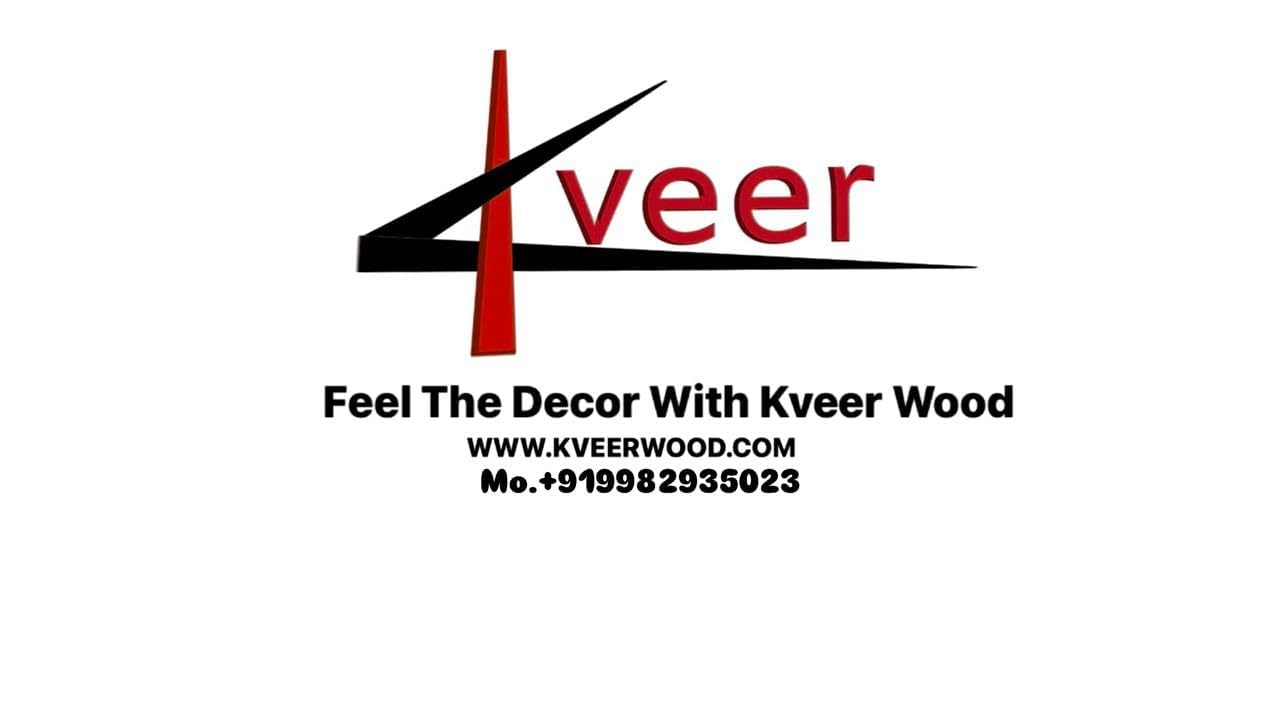 kveer WOOD Handcrafted Wooden Wall Art Panel, Lily Flower Carved Design, Decorative Wood Wall Hanging