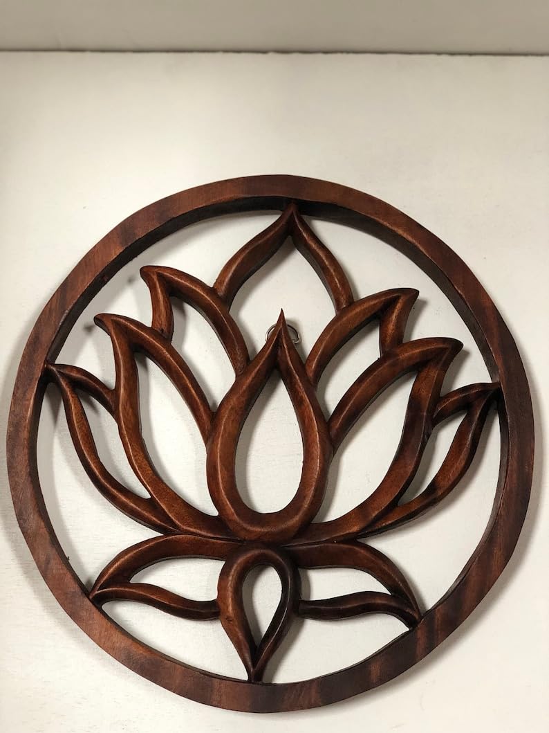 kveer Lotus simbul, Wall hanging,wall art,wood wall decoration, tree decor,tree of life,tree of life wall art