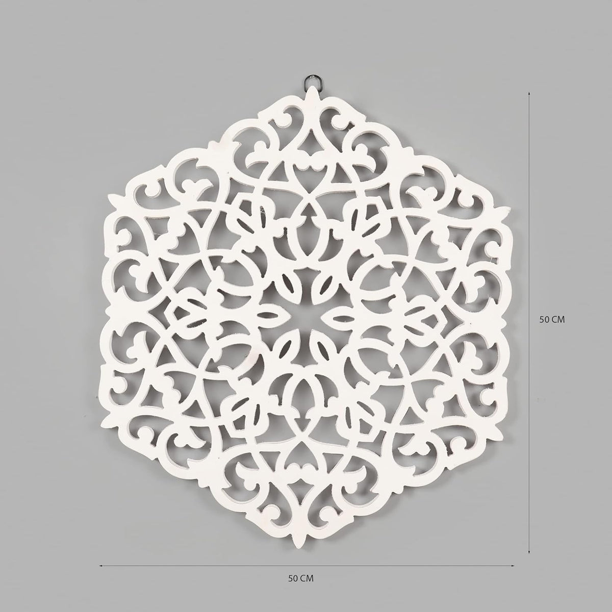 kveer wood Decorative & Hand Crafted Wooden Wall Décor/Wall Hanging (50 x 50 x 2 CM)